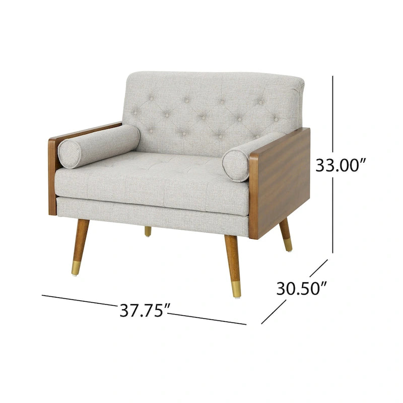 Komfortsessel im Mid-Century-Stil