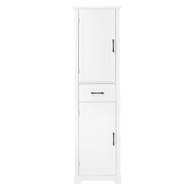 Meuble de rangement haut pour salle de bains, meuble de rangement autoportant