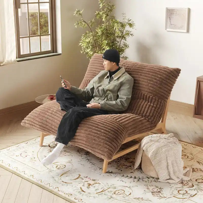 Großer Sitzsack, moderner Freizeitsessel, bequemer Schlafsofa, Lounge-Sessel für Wohnzimmer und Schlafzimmer