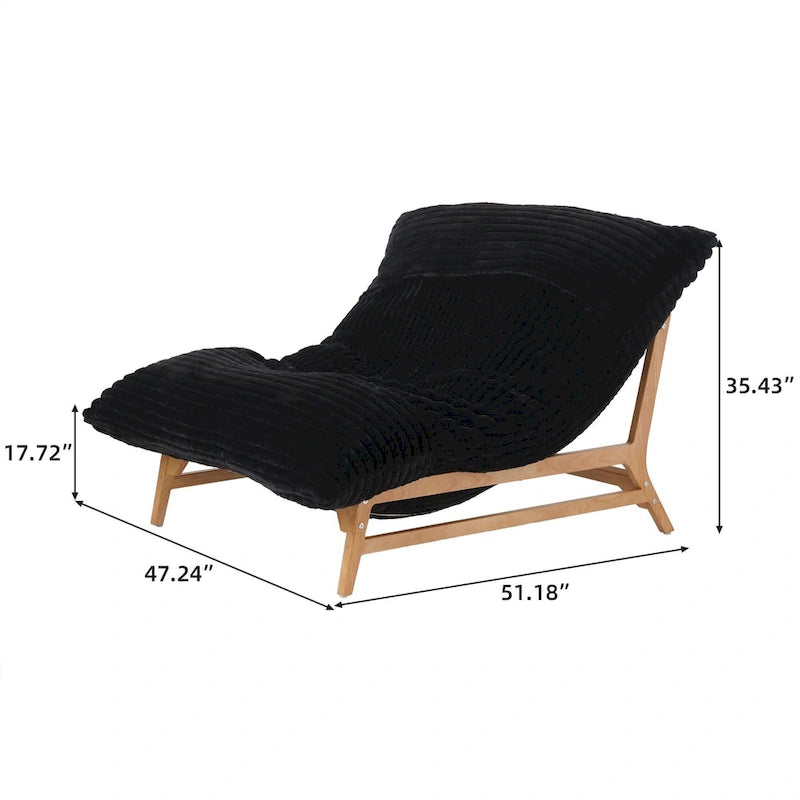 Sillón puff grande, sillón moderno de descanso, sofá cama cómodo, sillón lounge para sala o dormitorio