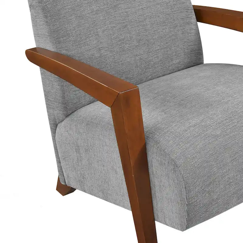Luxuriöser Akzentstuhl aus Massivholz für stilvolle Wohnzimmer