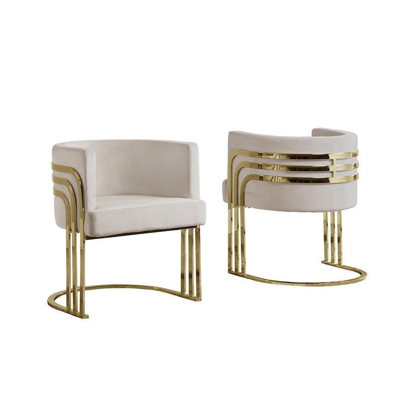 Accent 1-Chair with Gold Base (Single)