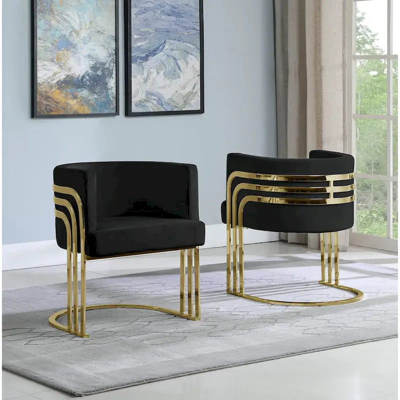 Accent 1-Chair with Gold Base (Single)