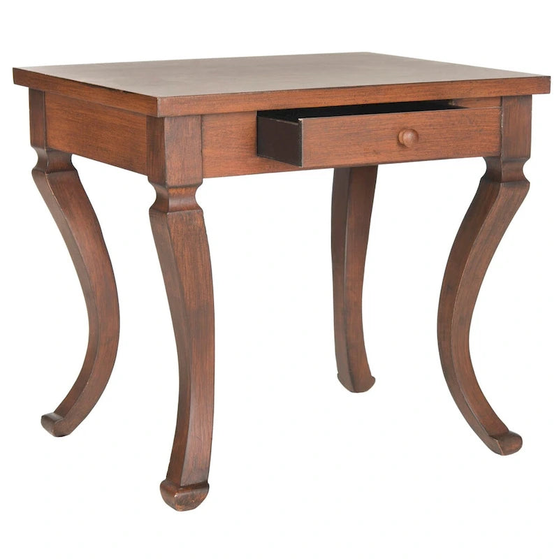 Tavolino laterale contenitore marrone - 23.8 x 19 x 21.5 - 24Wx19Dx22H