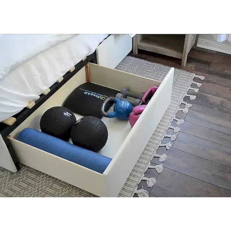 Upholstered Platform 2 Drawer Storage Bed